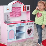 Bucatarie multifunctionala de joaca copii  roz - Play Kitchen